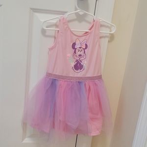 Disney Minnie Tutu Bathing suit pink/purple